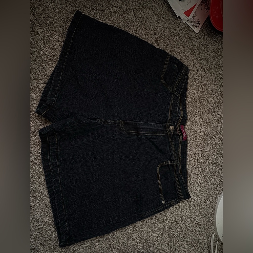 Women's Black Jean Shorts